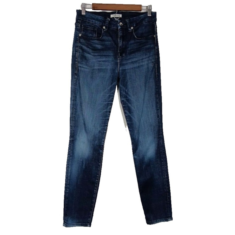 Good American‎ Good Legs Women's 8/29 Blue Skinny Jeans Mid Rise Stretch Denim